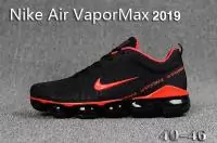 nike air vapormax 2019 flyknit moc 2 red logo black